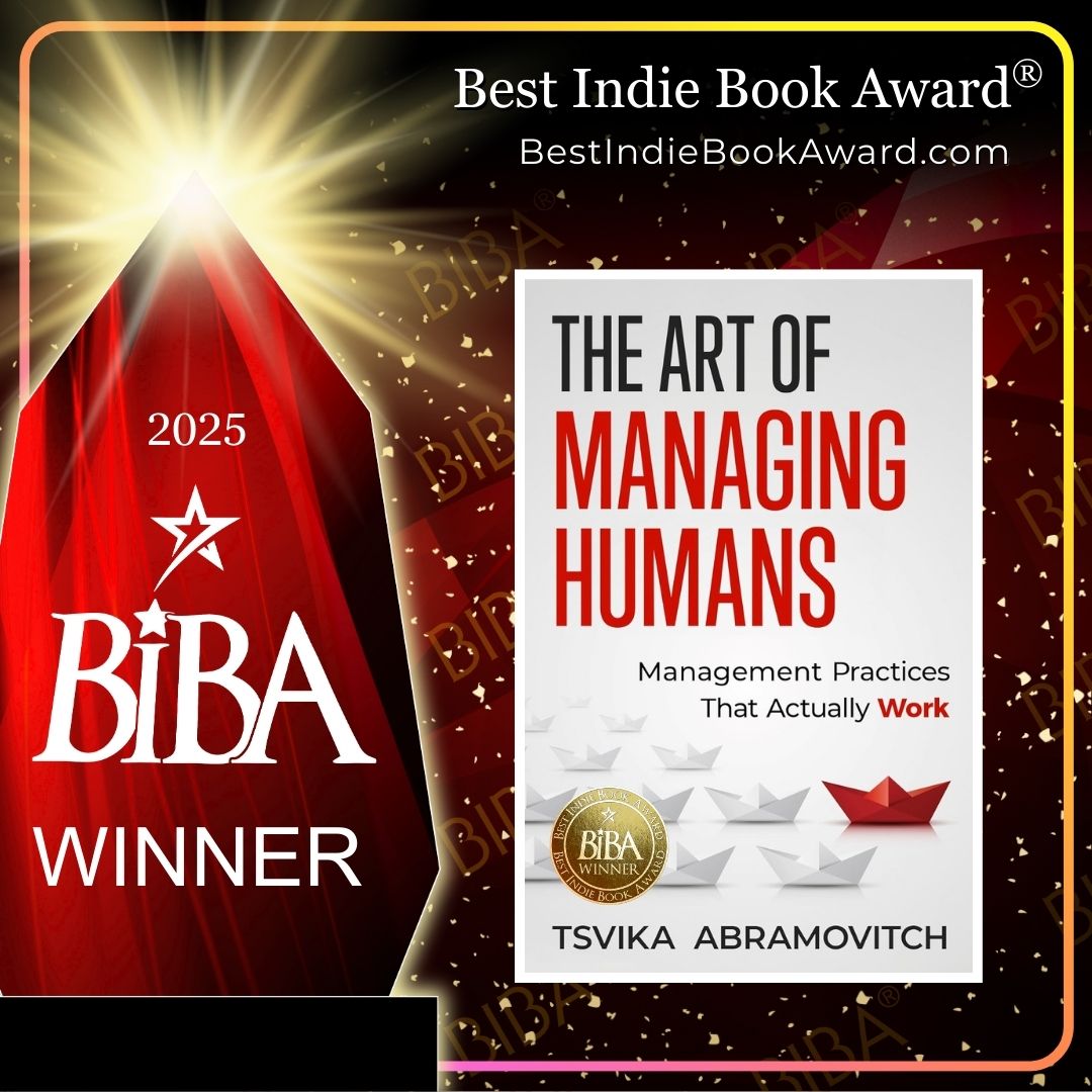 2025 BIBA Literary - The Art Of Managing Humans - Tsvika Abramovitch The Art of Managing Humans 2