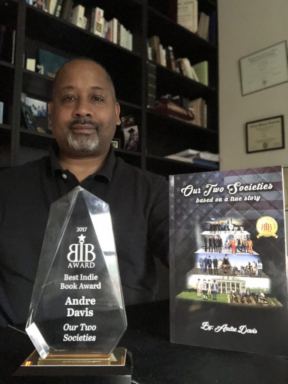 Andre Davis Our Two Societies Book and Award photo