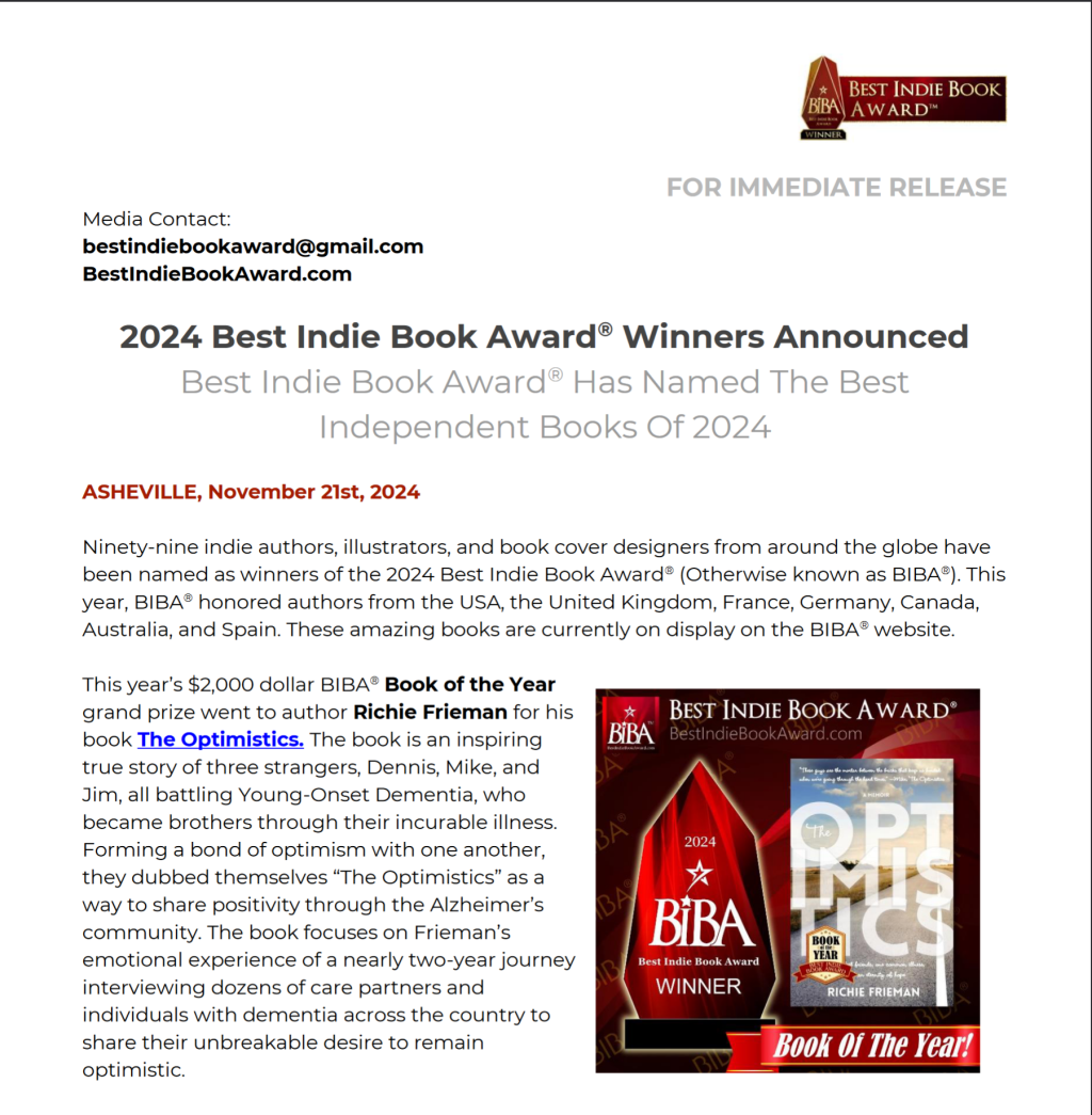 2024 Best Indie Book Award Winners Announced 2